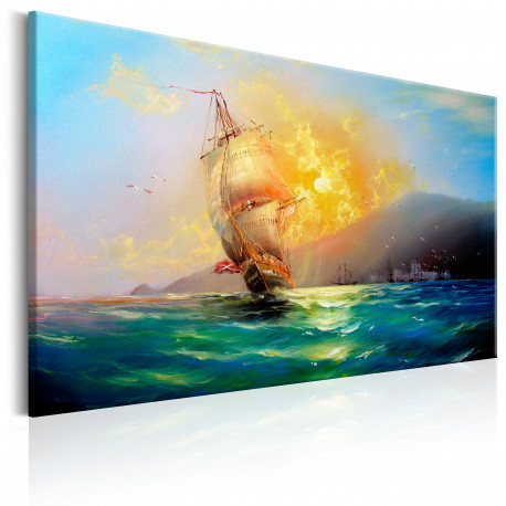 Seinapilt - Burning Sky - 90x60