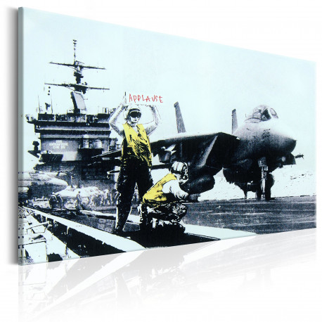 Seinapilt - Applause by Banksy - 120x80