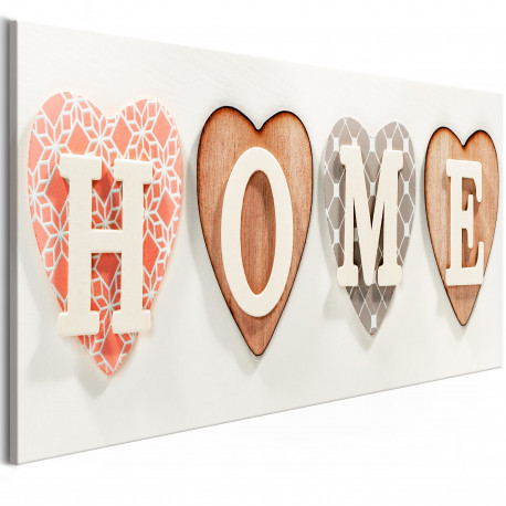 Seinapilt - Four Hearts (1 Part) Narrow - 120x40