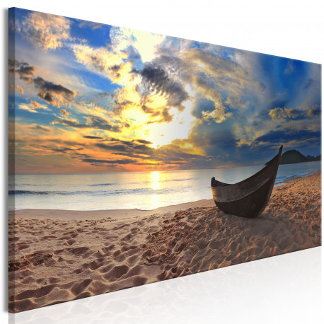 Seinapilt - Boat on the Beach (1 Part) Narrow - 135x45