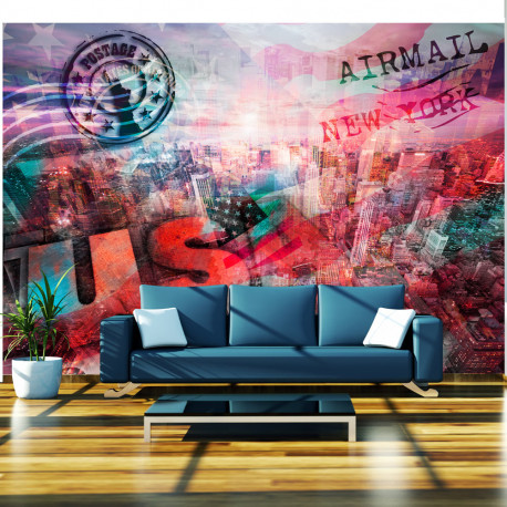 Fototapeet - NYC - patriotic theme - 300x210