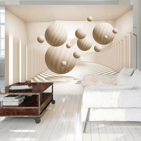 Fototapeet - Beige Balls - 350x245