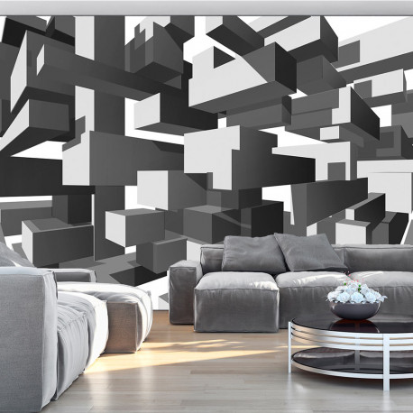 Fototapeet - Grey notes - 300x210