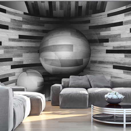 Fototapeet - Gray sphere - 300x210
