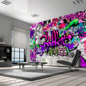 Fototapeet -  Purple Graffiti - 200x140