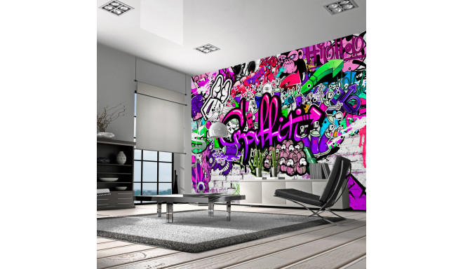 Fototapeet -  Purple Graffiti - 250x175