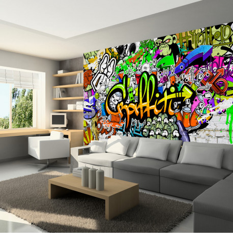 Fototapeet - Graffiti on the Wall - 150x105