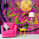 Fototapeet - Mandala: Pink Expression - 100x70 Fototapeet - Mandala: Pink Expression - 100x70