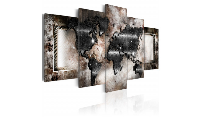 Seinapilt - Graphite map - 100x50
