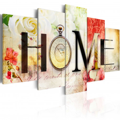 Seinapilt - House of flowers - 100x50