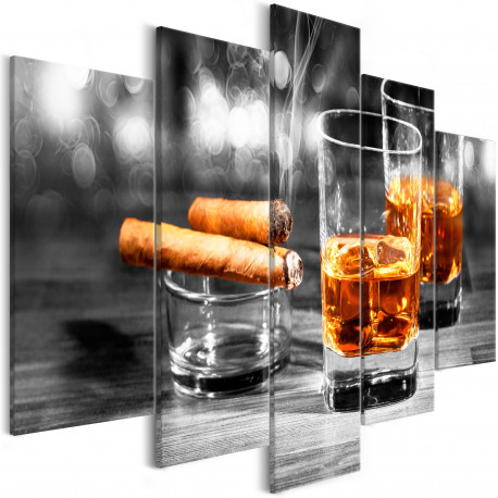 Seinapilt - Cigars and Whiskey (5 Parts) Wide - 225x100