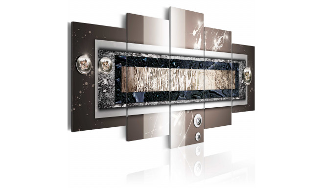 Seinapilt - Golden frame - 100x50