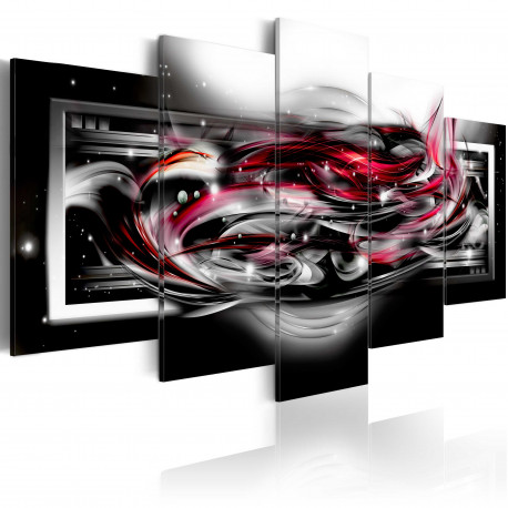 Seinapilt - Carmine ribbon - 100x50