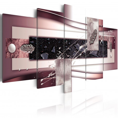 Seinapilt - Burgundy Harmony - 200x100