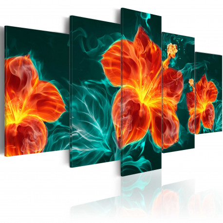 Seinapilt - Flaming Lily - 200x100