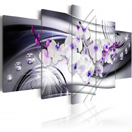 Seinapilt - Coolness of Orchid - 100x50