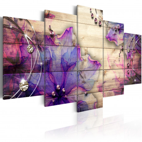 Seinapilt - Flowers of Memory - 100x50