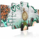Seinapilt - Emerald composition - 100x50