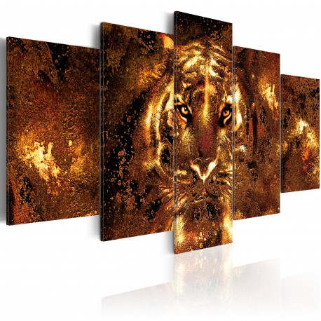 Seinapilt - Golden Tiger - 100x50