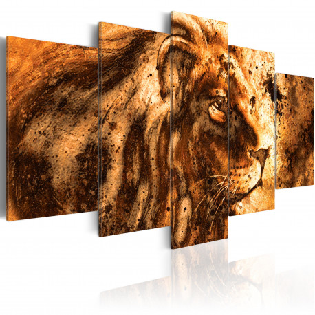 Seinapilt - Beautiful Lion - 100x50