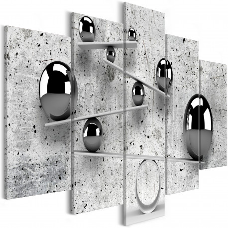 Seinapilt - Balls and Concrete (5 Parts) Wide - 200x100