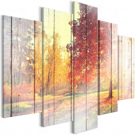 Seinapilt - Autumn Sun (5 Parts) Wide - 200x100