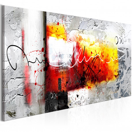 Seinapilt - Hammer (1 Part) Red Narrow - 150x50