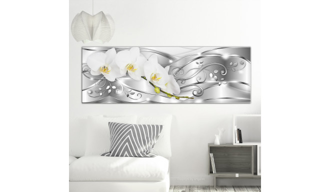 Seinapilt - Flowering (1 Part) Narrow Silver - 120x40
