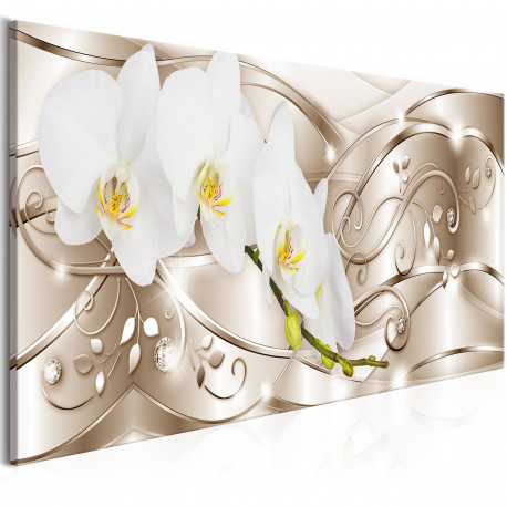 Seinapilt - Flowering (1 Part) Narrow Beige - 150x50