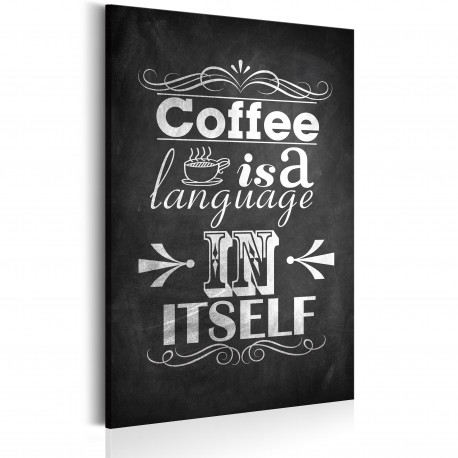 Seinapilt - Coffee Language - 40x60