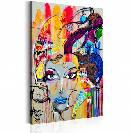 Seinapilt - Colourful Thoughts - 80x120