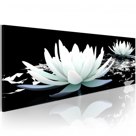 Seinapilt - Alabaster lilies - 135x45