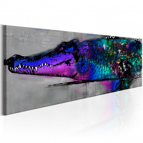 Seinapilt - Blue Alligator - 120x40