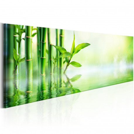 Seinapilt - Green Bamboo - 120x40