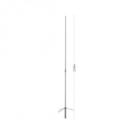 Diamond X-200N baasantenn VHF(6,0 dB) / UHF(8,0 dB), N-pesa