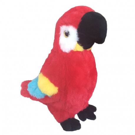 Ara red parrot mascot 28 cm