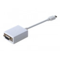 ASSMANN DisplayPort adapter cable mini DP - HD15 M/F 0.15m DP 1.1a compatible CE wh