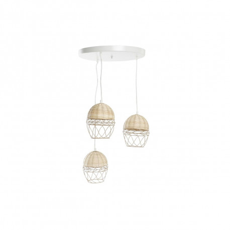 Ceiling Light DKD Home Decor White Light brown 220 V 50 W (38 x 38 x 75 cm)