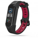 Tech-Protect watch strap Armour Xiaomi Mi Band 5/6/7, black/red