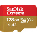 Sandisk memory card microSDXC 128GB Extreme + adapter