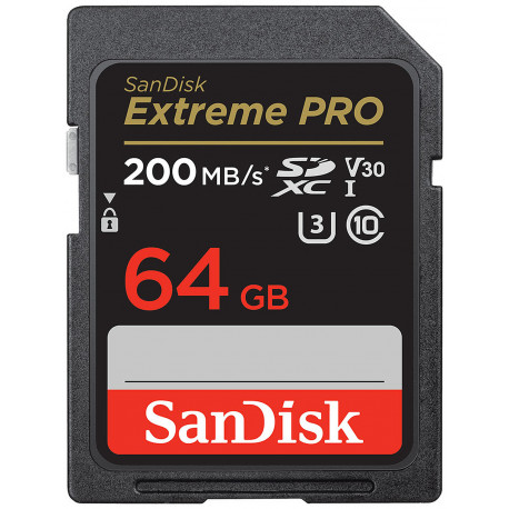 Sandisk memory card SDXC 64GB Extreme Pro