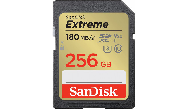 Sandisk mälukaart SDXC 256GB Extreme