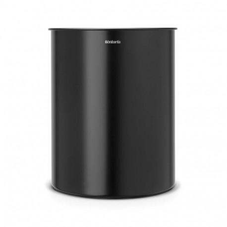 Paberikorv/prügikast 15L, Brabantia / Matt Black, matt must