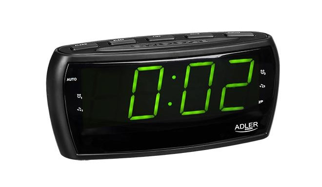 Adler AD 1121 radio Clock Analog & digital Black