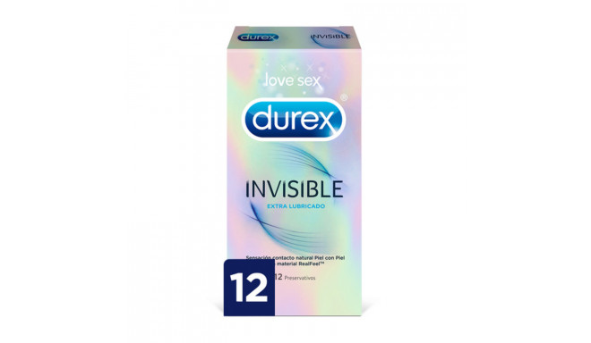 Nähtamatud eriti libestatud kondoomid Durex (12 uds)