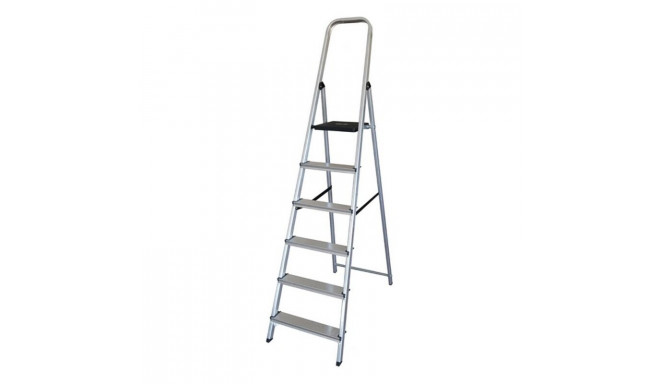 6-step folding ladder (198 x 47,5 x 12 cm)