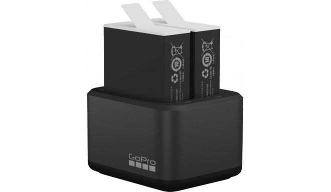 GoPro Dual akulaadija + 2 Enduro akut Hero9/10/11/12 Black (ADDBD-211-EU)