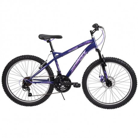 Huffy Extent 24" Mountain Bicycle, Shimano TZ 31, Midnight Purple