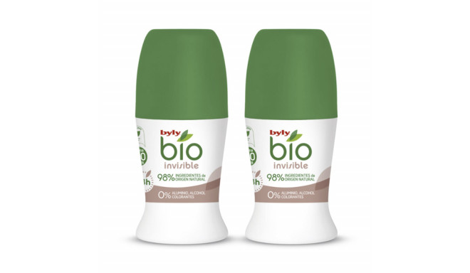 Roll-On Deodorant BIO NATURAL 0% INVISIBLE Byly (2 pcs)