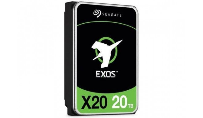 HDD|SEAGATE|Exos X20|20TB|SATA|256 MB|7200 rpm|3,5"|ST20000NM007D